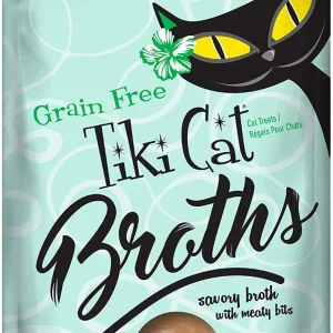 Tiki Pets Cat Broth Tuna 1.3oz. Pouch (Case of 12)