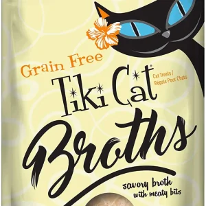 Tiki Pets Cat Chicken in Broth 1.3oz. Pouch (Case of 12)
