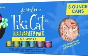 Tiki Pets Cat Luau 6oz. Variety Pack (Case of 8)