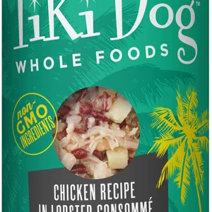 Tiki Pets Dog Whole Foods Chicken Recipe In Lobster Consomm 13.6oz. (Case of 12)