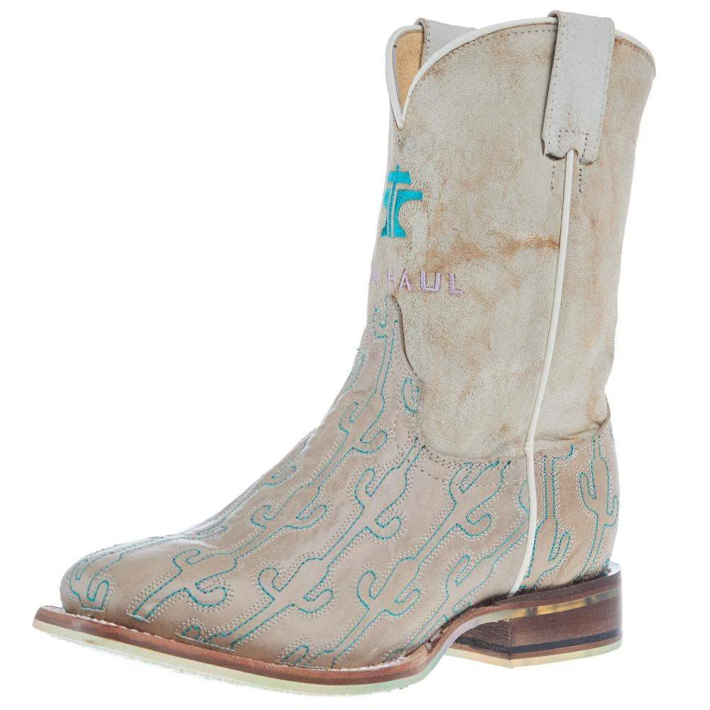 Tin Haul Kids Cacstitch and Cactus Toss Sole Boot