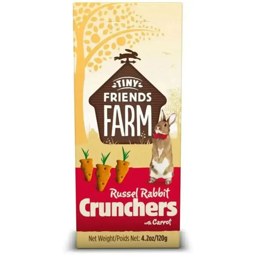 Tiny Friends Farm Russel Rabbit Crunchers with Carrot 4.2 oz