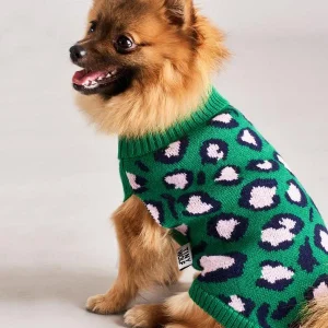 TINY WOLF | Leopard Print Dog Sweater