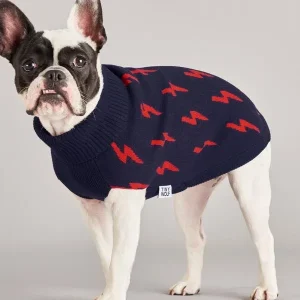 TINY WOLF | Lightning Bolt Dog Sweater