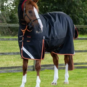 Titan Storm 450g Combo Turnout Rug with Snug-Fit Neck Black