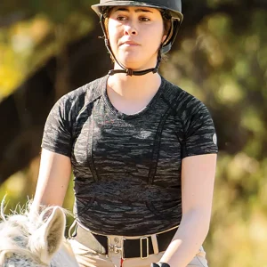 TKEQ Ladies’ Kennedy Seamless Short Sleeve Top
