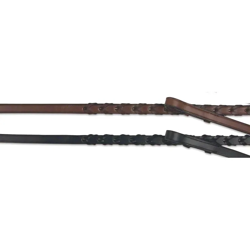 Toklat Passport Laced Reins 5/8 Mahogany
