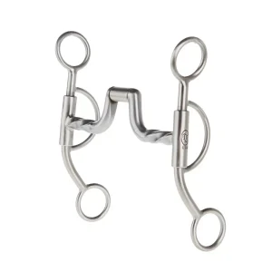 Tom Balding Bits Baseline Twisted Hinge Port Short Shank Bit