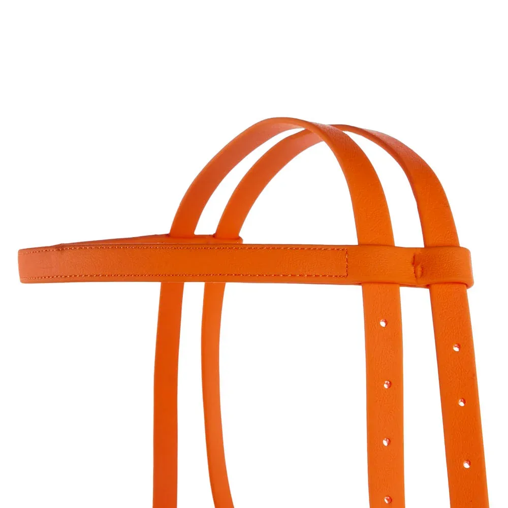 Tomahawk Biothane Orange Browband Headstall - Image 2