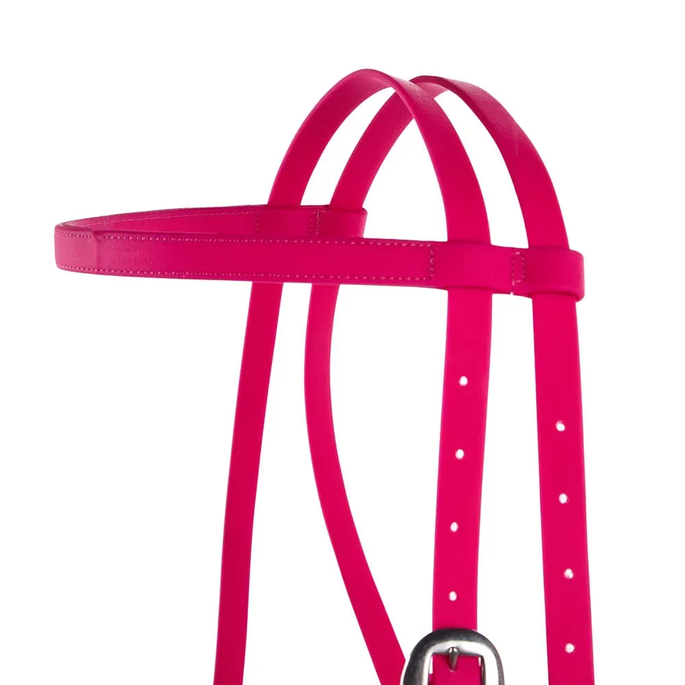 Tomahawk Biothane Pink Browband Headstall - Image 2