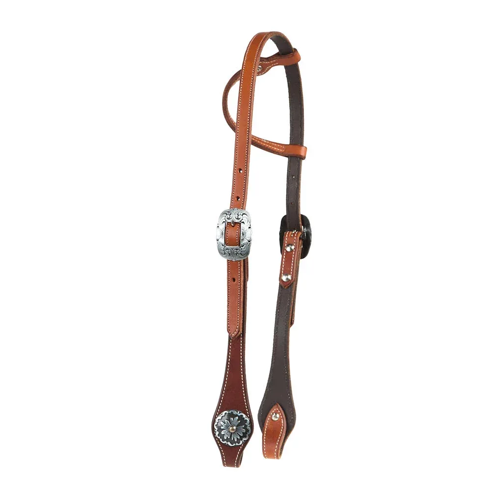 Tomahawk Double Buckle Single Ear Headstall - Image 2