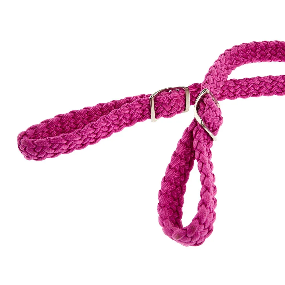 Tomahawk Pink Nylon Knot Rein - Image 2