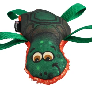 Tommy Turtle Dog Toy - Durable Nylon Flyer & Tug for Active Play