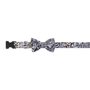 Top Paw® Animal Print Dog Collar, Black & White Dog Collar, Adjustable, Multiple Sizes