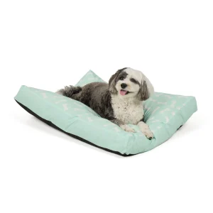 Top Paw® Bone Pillow, Teal