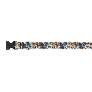 Top Paw® Botanical Floral Dog Collar, Flower Dog Collar, Adjustable, Multiple Sizes