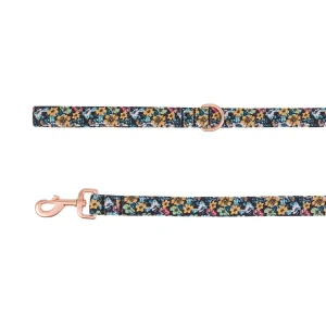 Top Paw® Botanical Floral Dog Leash, Flower Dog Leash, Walking Dog Leash, 4' Long