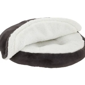 Top Paw® Brown Fur Snuggler Medium Dog Bed 22Lx22W