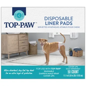 Top Paw® Disposable Liner Pads 50 Count