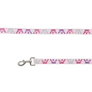 Top Paw® Dog Leash, Walking Dog Leash, Princess, Pink Dog Leash, 6' Long 1" Wide