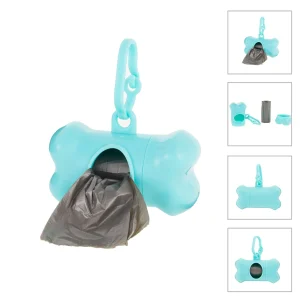 Top Paw® Dog Poop Bag Dispenser - Assorted Bone - Includes 15 Poop Bags