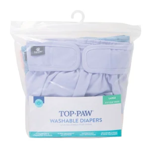 Top Paw® Female Washable Dog Diapers, Ultra Absorbent, Adjustable, Fashion Printed & Skirt, 3 Count
