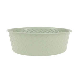 Top Paw® Green Embossed Stainless Steel Dog Bowl 12oz, 27oz, 64oz