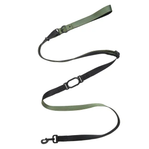 Top Paw® Green Multi-Use Dog Leash, Green Dog Leash, Walking Dog Leash, Multiple Lengths