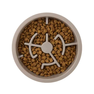 Top Paw® Grey Slow Feeder Dog Bowl, 6.75-cup