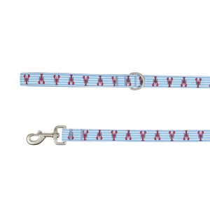 Top Paw® Lobster Dog Leash, Blue Dog Leash, Walking Dog Leash, 4' Long