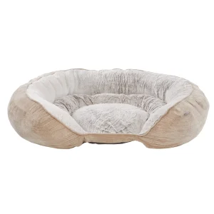Top Paw® Orthopedic Premium Support Tan Oval Lounger Dog Bed, Large, Extra Large, 30Lx38W, 38Lx48W