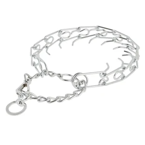 Top Paw® Prong Dog Collar, Training Dog Collar, Quick Release, Silver, Multiple Sizes
