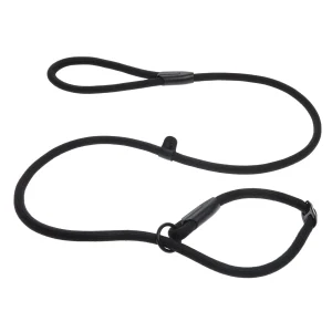 Top Paw® Rope Slip Lead, Black, 5-ft long