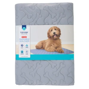 Top Paw® Washable Dog Pads W/ Anti-Slip Backing & 4 Layers of Leak Protection