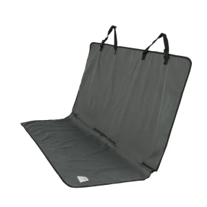 Top Paw® Waterproof Canvas Rear Dog Bench Seat Cover, Gray - Full Seat Protection