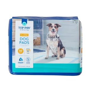 Top Paw® X-Large Premium Dog and Puppy Pee Pads, Potty Training, 28" x 34", Unscented, 50 Count