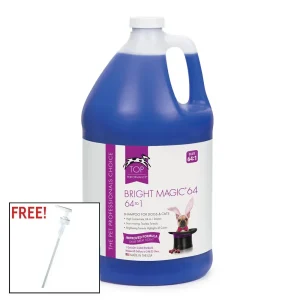 Top Performance 64 to 1 High Concentrate Bright Magic Dog Grooming Shampoo