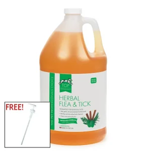 Top Performance Herbal Flea & Tick Dog Grooming Shampoo Gallon