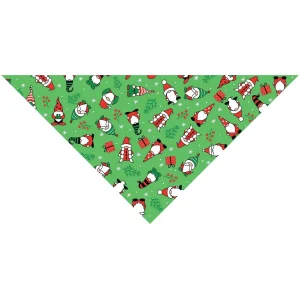 Top Performance Holiday Gnomes Green Bandanas