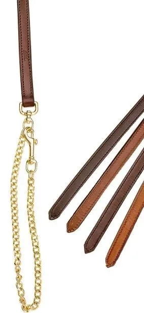 Tory 3/4In Double And Stitched Lead-Brass Chain Bk - Image 2