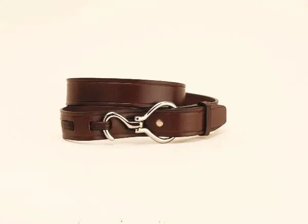 Tory Leather 1 1/4in Belt with Hoof Pick Buckle - Image 2