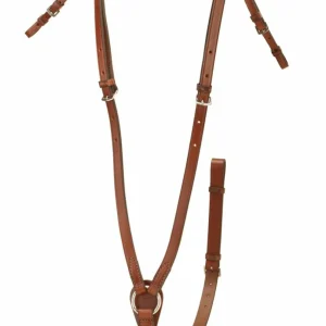 Tory Leather Company Heavy-Duty Hunt Breastplate with Stainless Steel