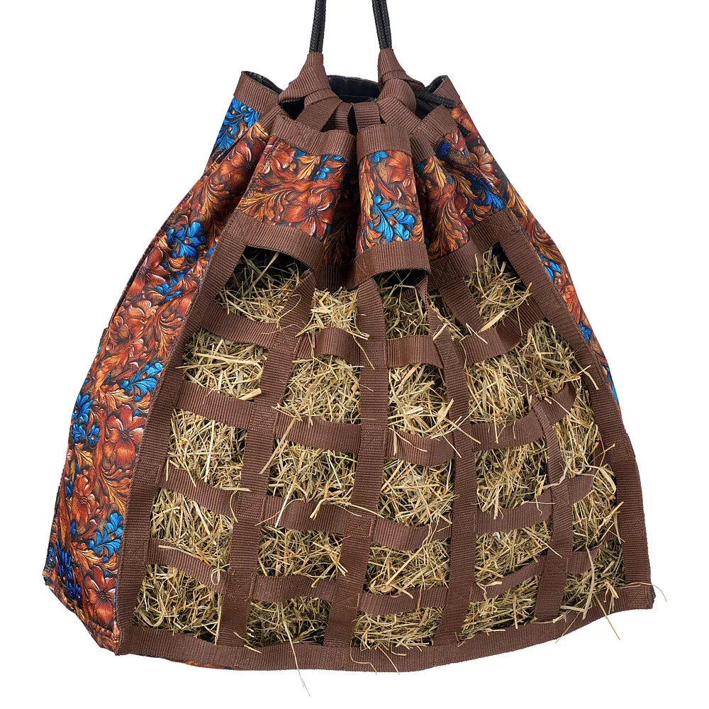Tough 1 Blue Carved Scratchless Hay Bag - Image 2