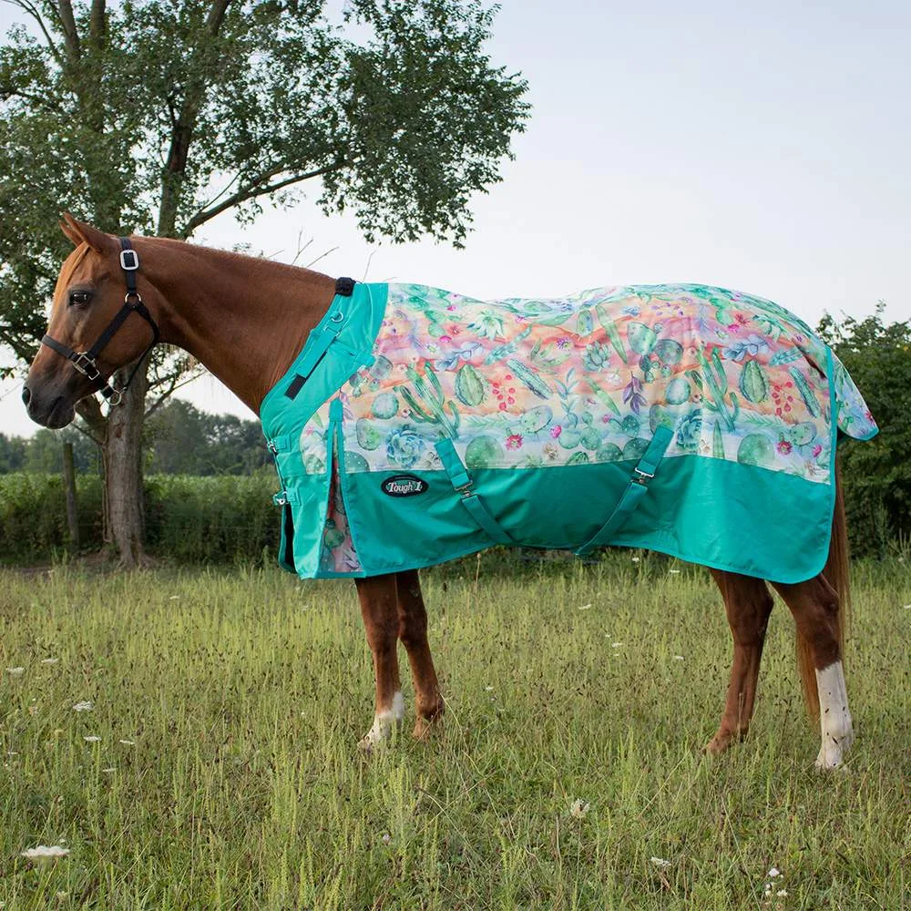 Tough 1 Cactus 1200D Turnout Blanket with Snuggit Neck - Image 2