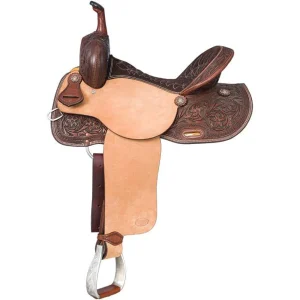 Tough 1 Dark Oil Austin 12in Youth Barrel Saddle