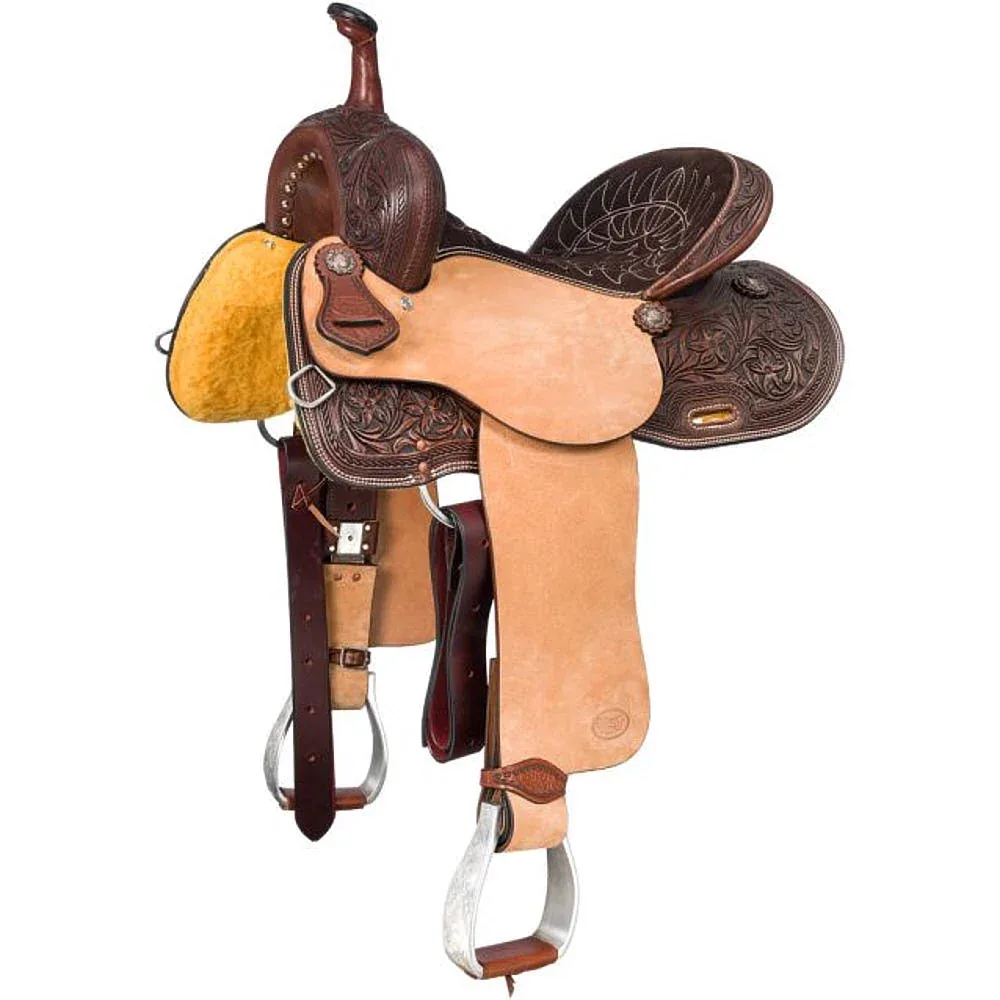 Tough 1 Dark Oil Austin 13in Youth Barrel Saddle