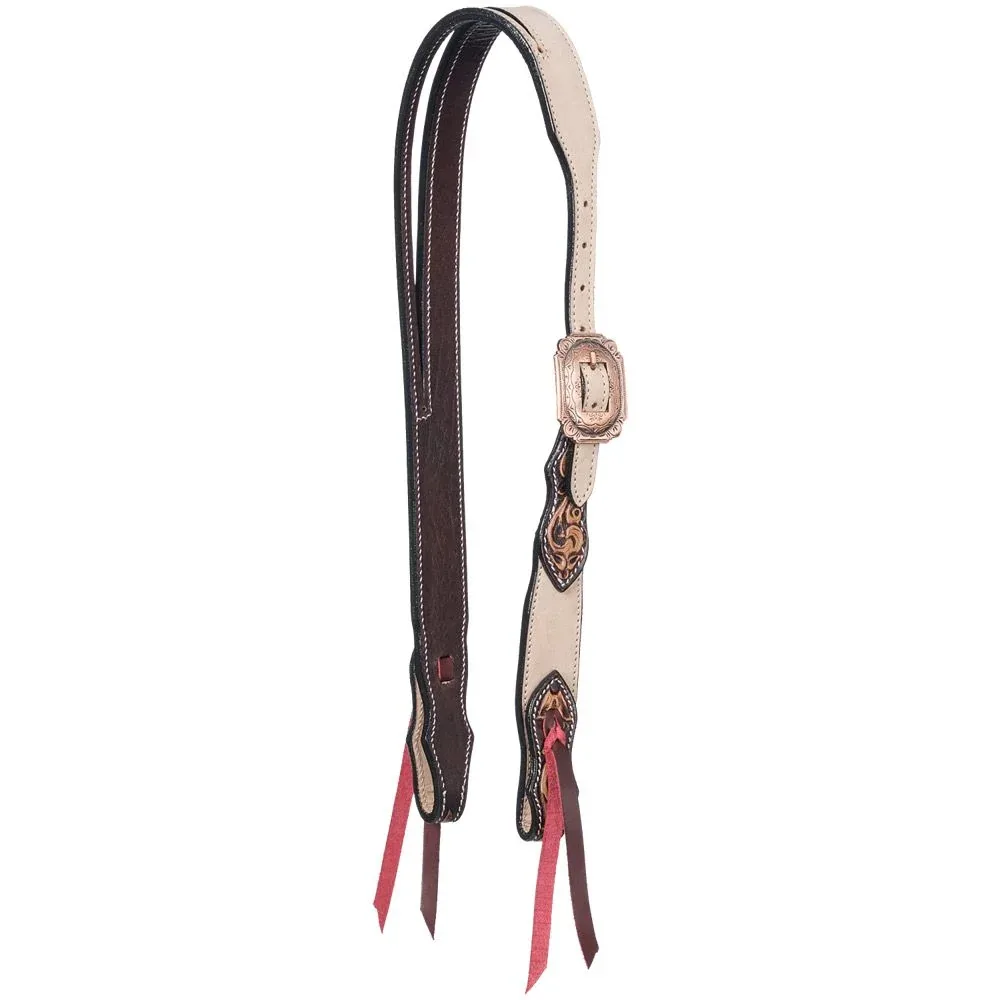 Tough 1 Deadwood Roughout Tooled Slit Ear Headstall - Image 2
