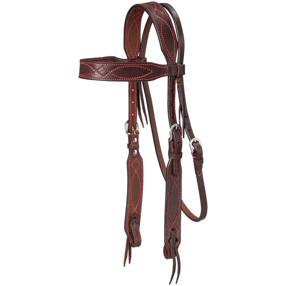 Tough 1 Harness Thread Browband Headstall