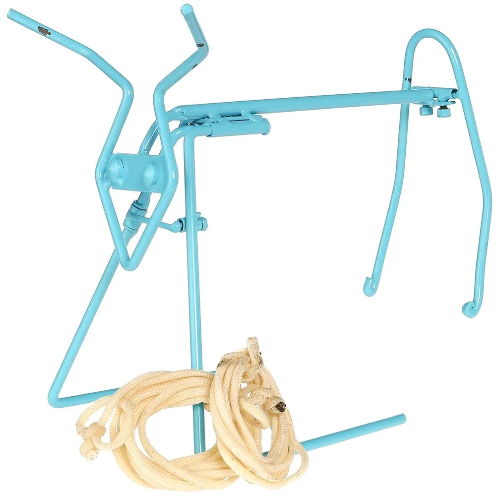 Tough 1 JT International Turquoise Toy Roping Dummy with Two Ropes