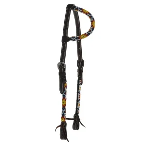 Tough 1 Nevada Beaded Single Ear Headstall